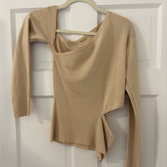 Cult Gaia Beige Knit Top - Picture 2 of 3